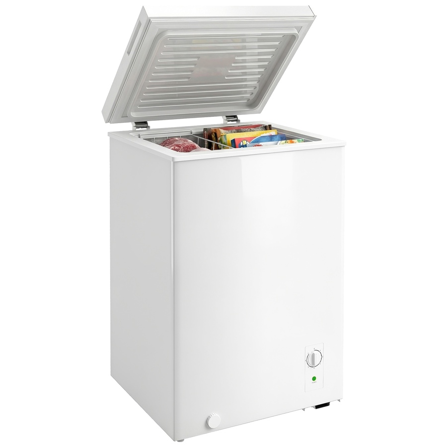 Image 917239.jpg, Product 917-239 / Price $299.99, HOMCOM Mini Freezer, 3.5 Cu.Ft Compact Chest Freezer, White from HOMCOM on TSC.ca's Kitchen department