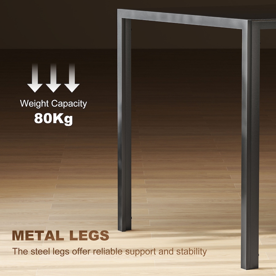 Image 917266_ALTMORE4.jpg, Product 917-266 / Price $139.99, HOMCOM Rectangular Dining Table, Tempered Glass Kitchen Table w/ Steel Legs from HOMCOM on TSC.ca's Home & Garden department