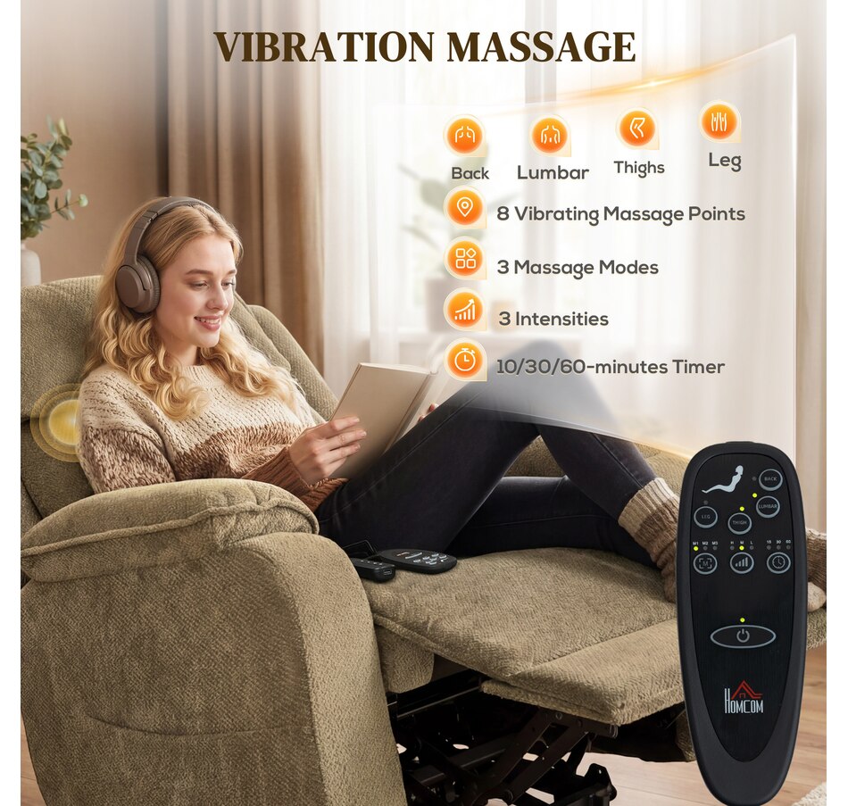 Image 917332_ALTMORE18.jpg, Product 917-332 / Price $539.99 - $549.99, HOMCOM Massage Power Lift Recliner Chair for Elderly Reclining Chair from HOMCOM on TSC.ca's Home & Garden department