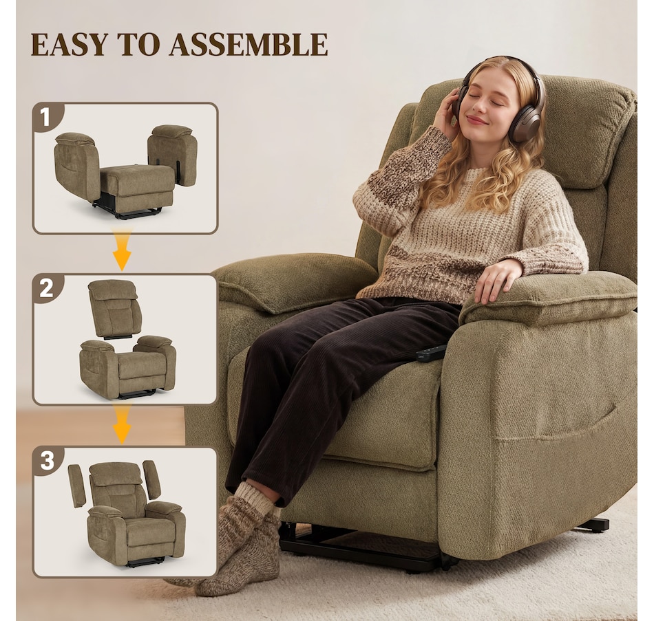Image 917332_ALTMORE8.jpg, Product 917-332 / Price $539.99 - $549.99, HOMCOM Massage Power Lift Recliner Chair for Elderly Reclining Chair from HOMCOM on TSC.ca's Home & Garden department