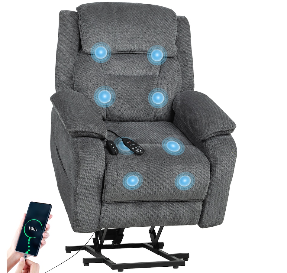 Image 917332_ST02.jpg, Product 917-332 / Price $539.99 - $549.99, HOMCOM Massage Power Lift Recliner Chair for Elderly Reclining Chair from HOMCOM on TSC.ca's Home & Garden department