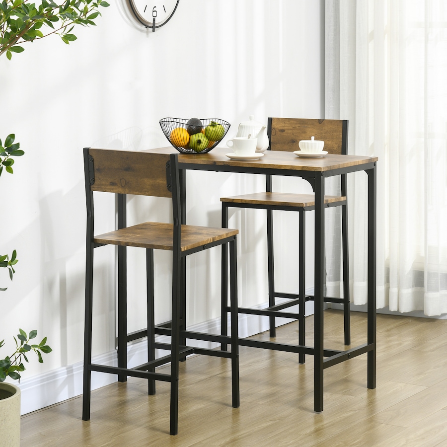 Image 917348_ALTMORE1.jpg, Product 917-348 / Price $144.99 - $149.99, HOMCOM Industrial Bar Table Set Counter Height 3 Piece for Small Space from HOMCOM on TSC.ca's Home & Garden department