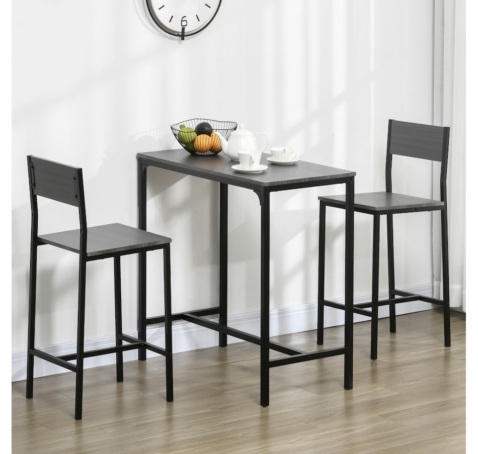 Image 917348_ALTMORE10.jpg, Product 917-348 / Price $134.99 - $139.99, HOMCOM Industrial Bar Table Set Counter Height 3 Piece for Small Space from HOMCOM on TSC.ca's Home & Garden department