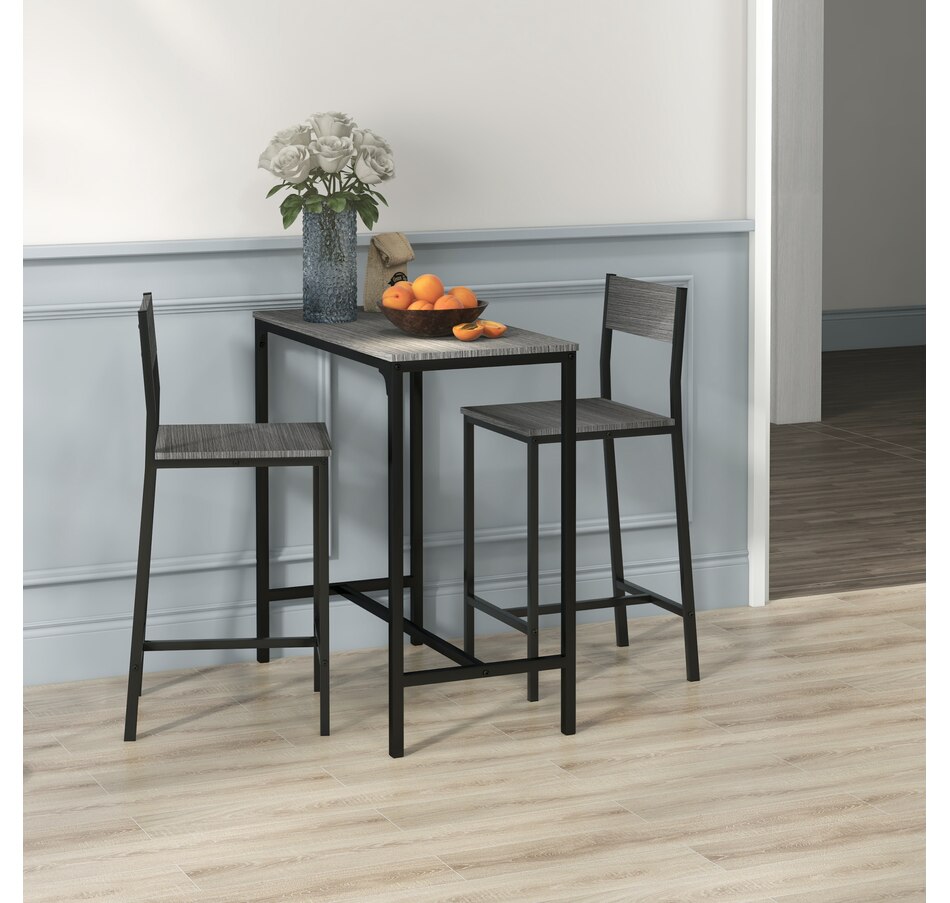 Image 917348_ALTMORE13.jpg, Product 917-348 / Price $134.99 - $139.99, HOMCOM Industrial Bar Table Set Counter Height 3 Piece for Small Space from HOMCOM on TSC.ca's Home & Garden department