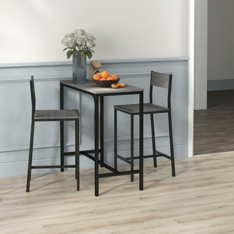 Image 917348_ALTMORE13.jpg, Product 917-348 / Price $144.99 - $149.99, HOMCOM Industrial Bar Table Set Counter Height 3 Piece for Small Space from HOMCOM on TSC.ca's Home & Garden department