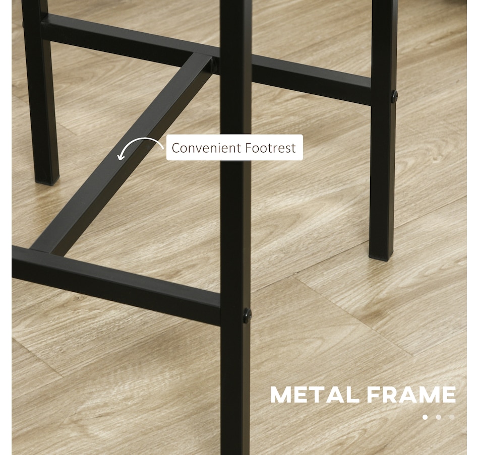Image 917348_ALTMORE4.jpg, Product 917-348 / Price $134.99 - $139.99, HOMCOM Industrial Bar Table Set Counter Height 3 Piece for Small Space from HOMCOM on TSC.ca's Home & Garden department