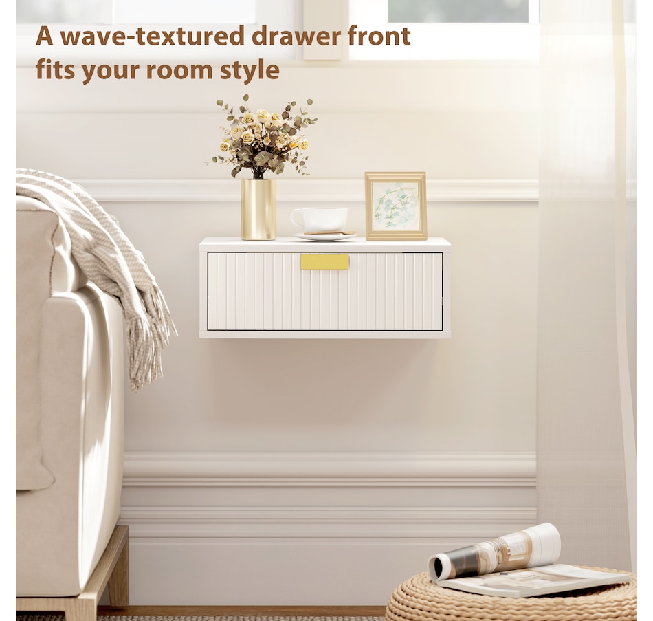 Image 917352_ALTMORE15.jpg, Product 917-352 / Price $82.99 - $84.99, HOMCOM Floating Nightstands Set of 2, Bedside Tables from HOMCOM on TSC.ca's Home & Garden department