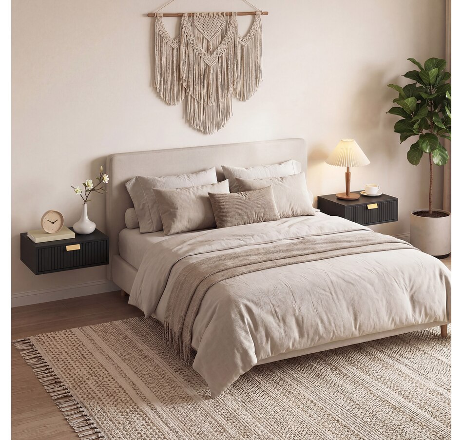 Image 917352_ALTMORE8.jpg, Product 917-352 / Price $82.99 - $84.99, HOMCOM Floating Nightstands Set of 2, Bedside Tables from HOMCOM on TSC.ca's Home & Garden department