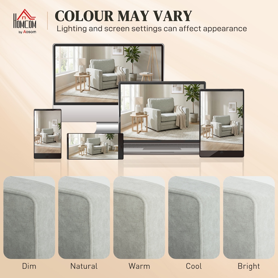 Image 917353_ALTMORE14.jpg, Product 917-353 / Price $267.99 - $309.99, HOMCOM Accent Chair, Upholstered Armchair with Wide Seat from HOMCOM on TSC.ca's Home & Garden department