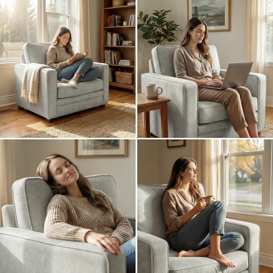 Image 917353_ALTMORE16.jpg, Product 917-353 / Price $267.99 - $309.99, HOMCOM Accent Chair, Upholstered Armchair with Wide Seat from HOMCOM on TSC.ca's Home & Garden department