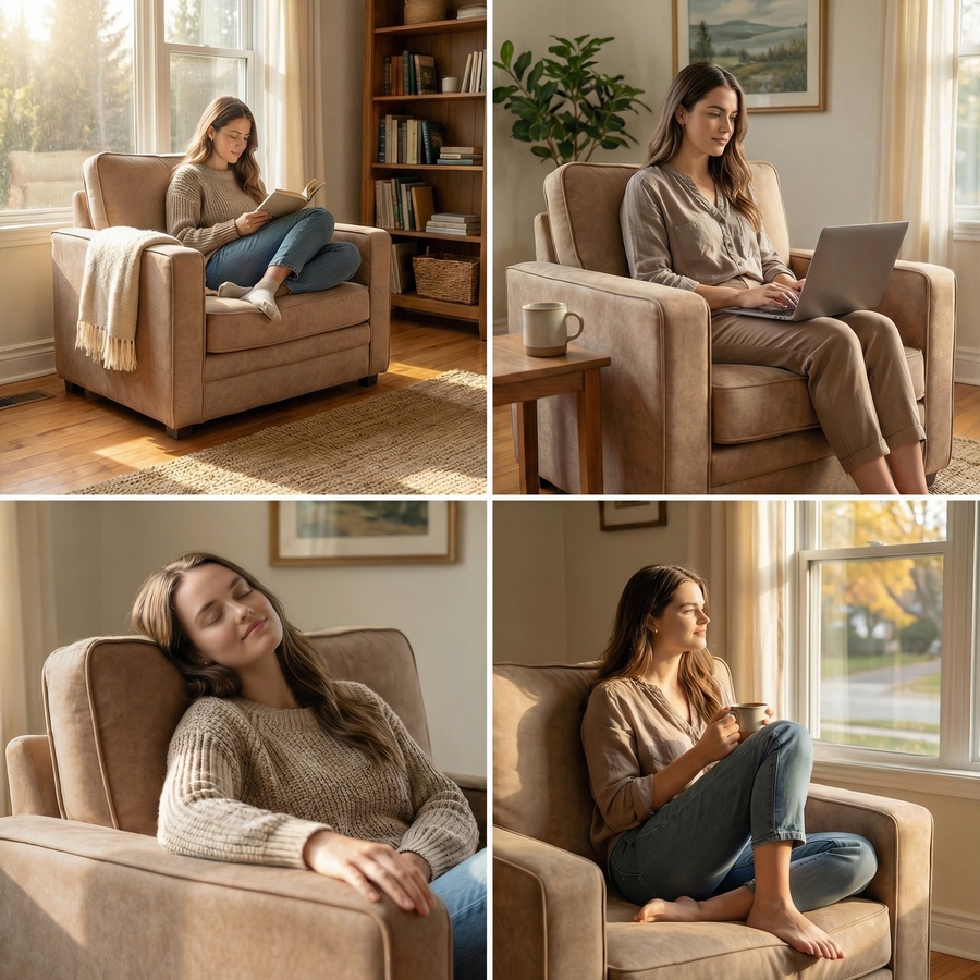Image 917353_ALTMORE7.jpg, Product 917-353 / Price $267.99 - $309.99, HOMCOM Accent Chair, Upholstered Armchair with Wide Seat from HOMCOM on TSC.ca's Home & Garden department