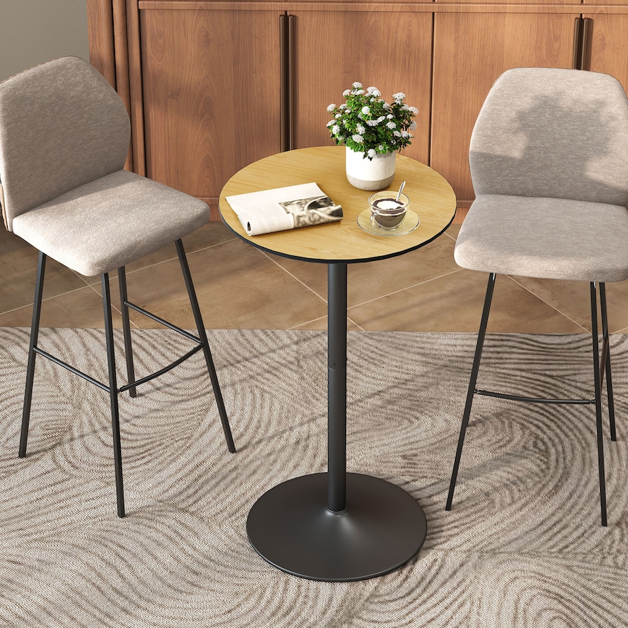 Image 917356_ALTMORE1.jpg, Product 917-356 / Price $87.77, HOMCOM Round Bar Table, 40.2 Inch Modern Bar Height Pub Table from HOMCOM on TSC.ca's Home & Garden department