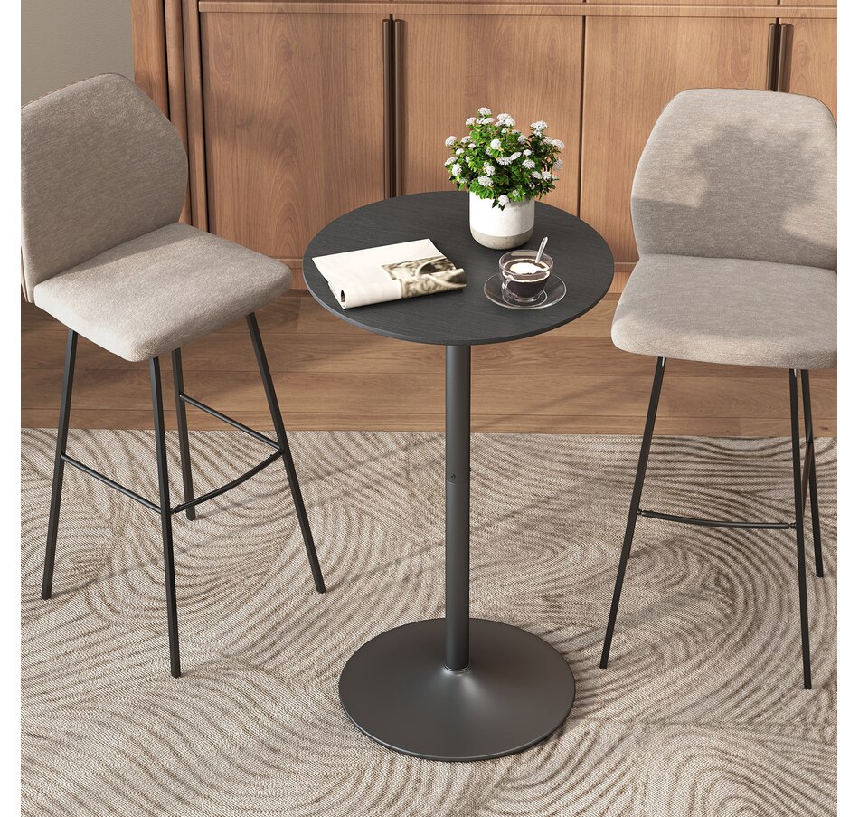 Image 917356_ALTMORE10.jpg, Product 917-356 / Price $94.99, HOMCOM Round Bar Table, 40.2 Inch Modern Bar Height Pub Table from HOMCOM on TSC.ca's Home & Garden department