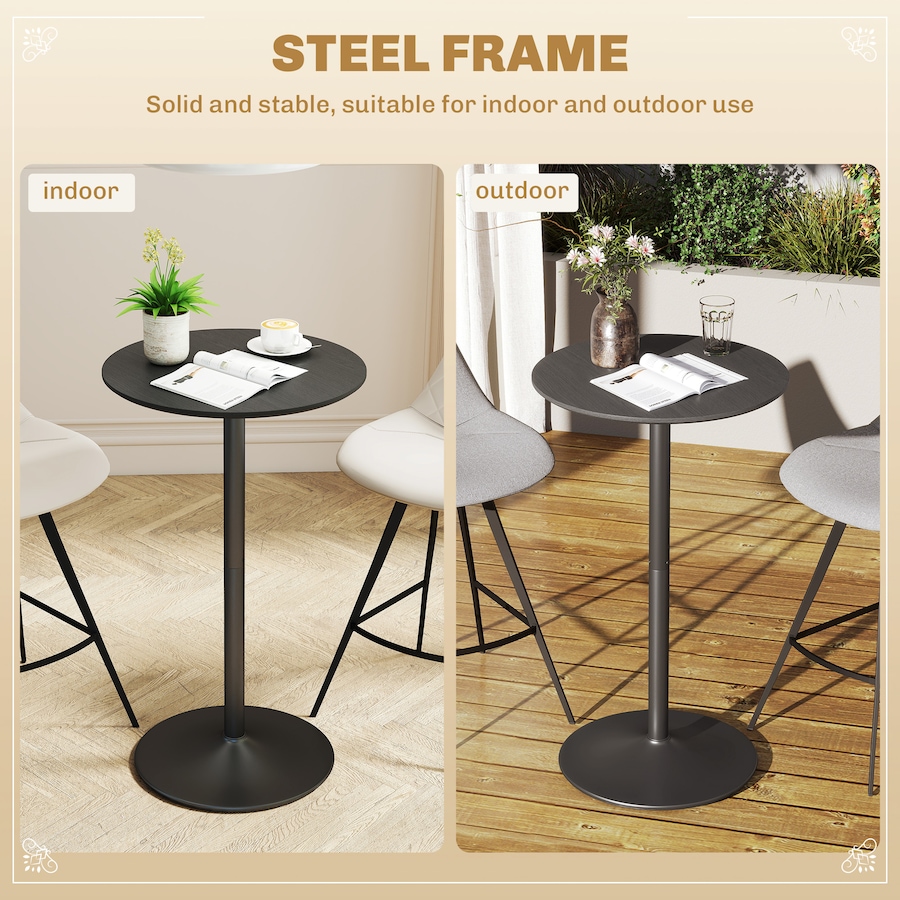 Image 917356_ALTMORE13.jpg, Product 917-356 / Price $87.77, HOMCOM Round Bar Table, 40.2 Inch Modern Bar Height Pub Table from HOMCOM on TSC.ca's Home & Garden department