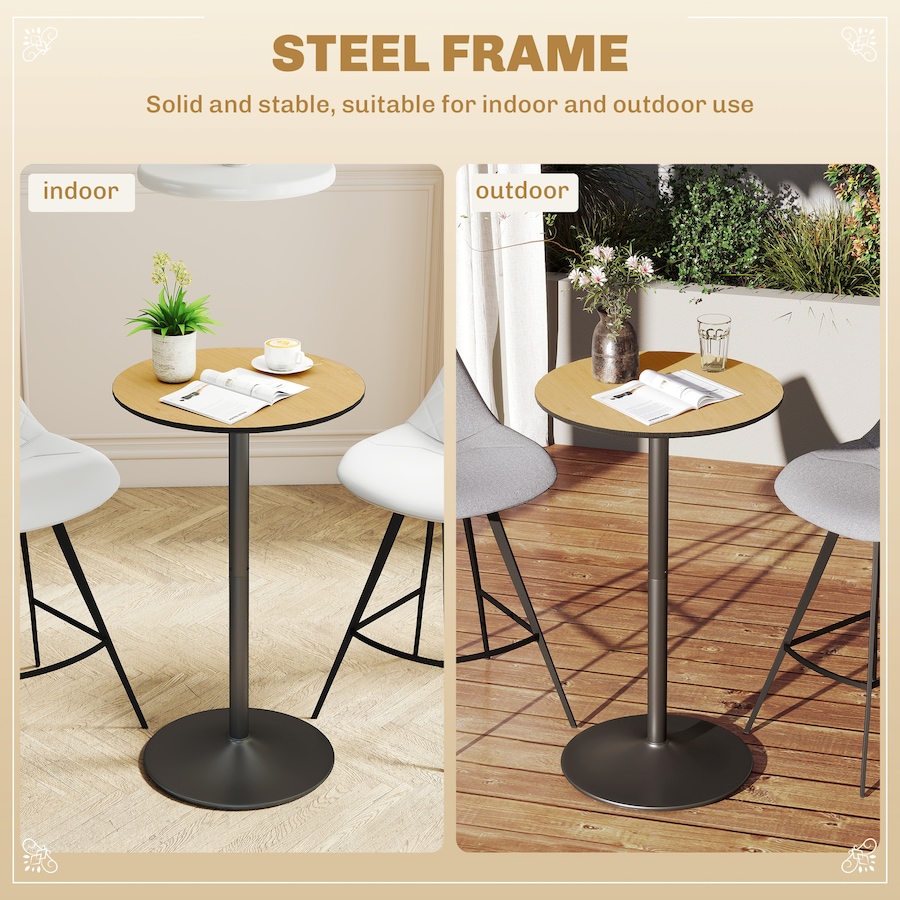 Image 917356_ALTMORE4.jpg, Product 917-356 / Price $87.77, HOMCOM Round Bar Table, 40.2 Inch Modern Bar Height Pub Table from HOMCOM on TSC.ca's Home & Garden department