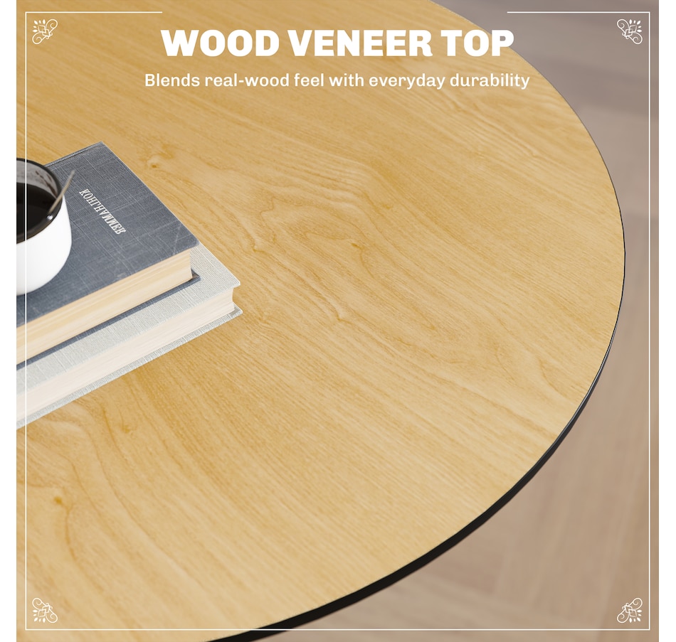 Image 917356_ALTMORE5.jpg, Product 917-356 / Price $94.99, HOMCOM Round Bar Table, 40.2 Inch Modern Bar Height Pub Table from HOMCOM on TSC.ca's Home & Garden department