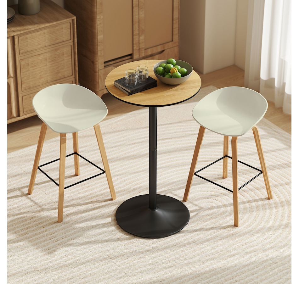 Image 917356_ALTMORE6.jpg, Product 917-356 / Price $94.99, HOMCOM Round Bar Table, 40.2 Inch Modern Bar Height Pub Table from HOMCOM on TSC.ca's Home & Garden department