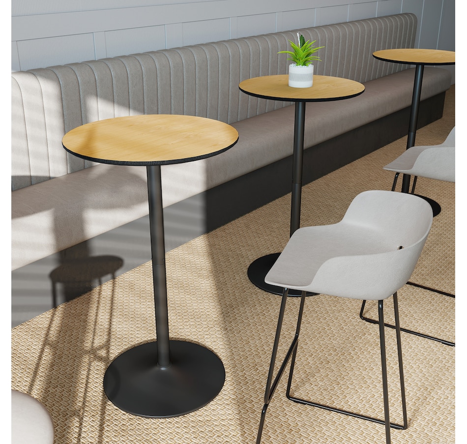 Image 917356_ALTMORE7.jpg, Product 917-356 / Price $94.99, HOMCOM Round Bar Table, 40.2 Inch Modern Bar Height Pub Table from HOMCOM on TSC.ca's Home & Garden department