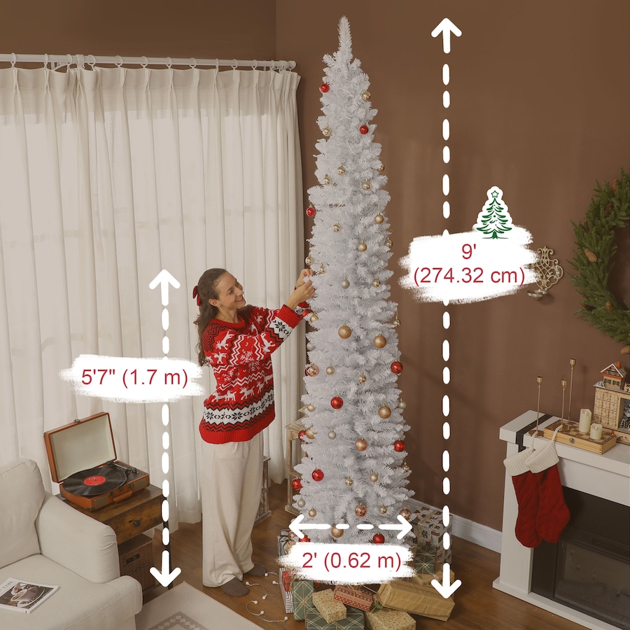 Image 917358_ALTMORE11.jpg, Product 917-358 / Price $104.99 - $129.99, HOMCOM Christmas Tree with DIY Synchronized LEDs, Xmas Tree from HOMCOM on TSC.ca's Home & Garden department