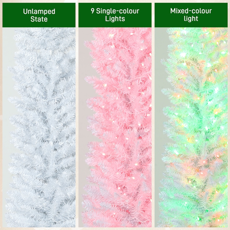 Image 917358_ALTMORE16.jpg, Product 917-358 / Price $104.99 - $129.99, HOMCOM Christmas Tree with DIY Synchronized LEDs, Xmas Tree from HOMCOM on TSC.ca's Home & Garden department