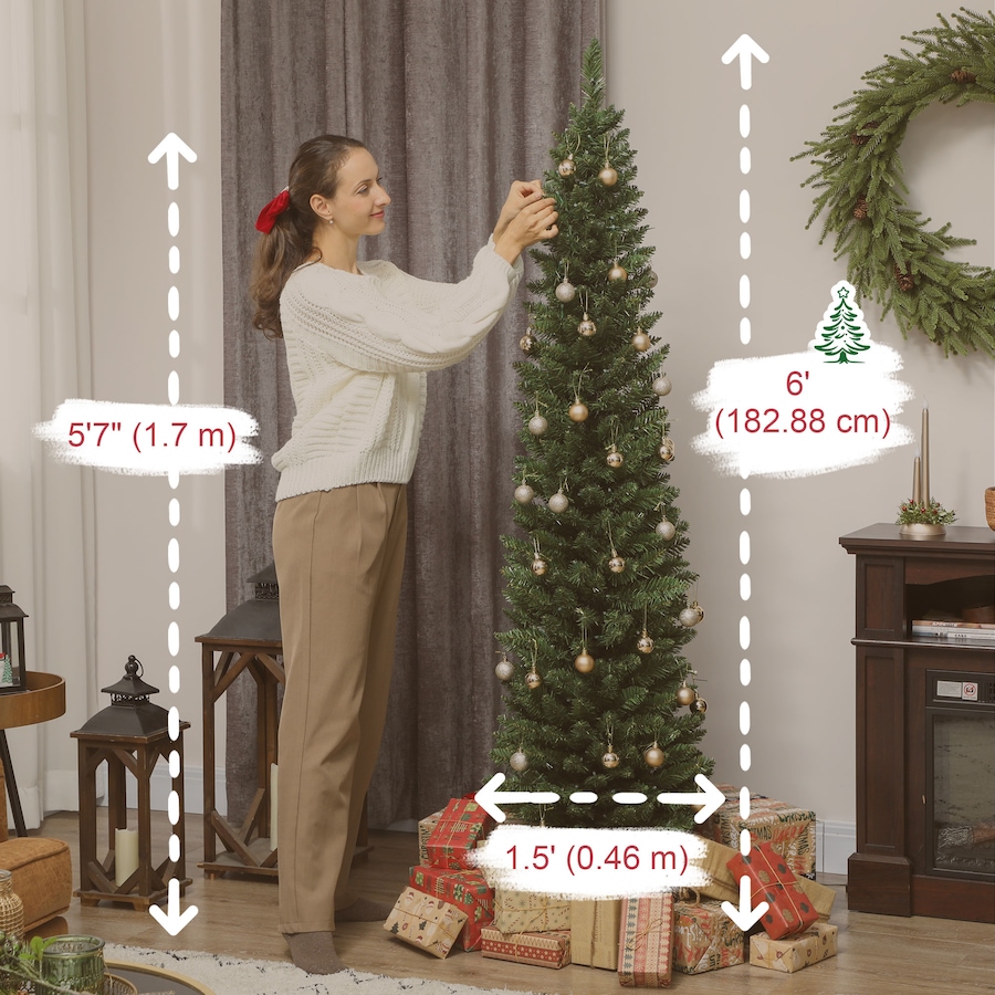 Image 917358_ALTMORE19.jpg, Product 917-358 / Price $104.99 - $129.99, HOMCOM Christmas Tree with DIY Synchronized LEDs, Xmas Tree from HOMCOM on TSC.ca's Home & Garden department