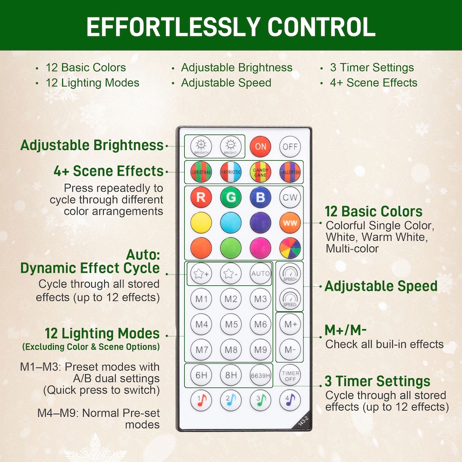 Image 917358_ALTMORE22.jpg, Product 917-358 / Price $104.99 - $129.99, HOMCOM Christmas Tree with DIY Synchronized LEDs, Xmas Tree from HOMCOM on TSC.ca's Home & Garden department