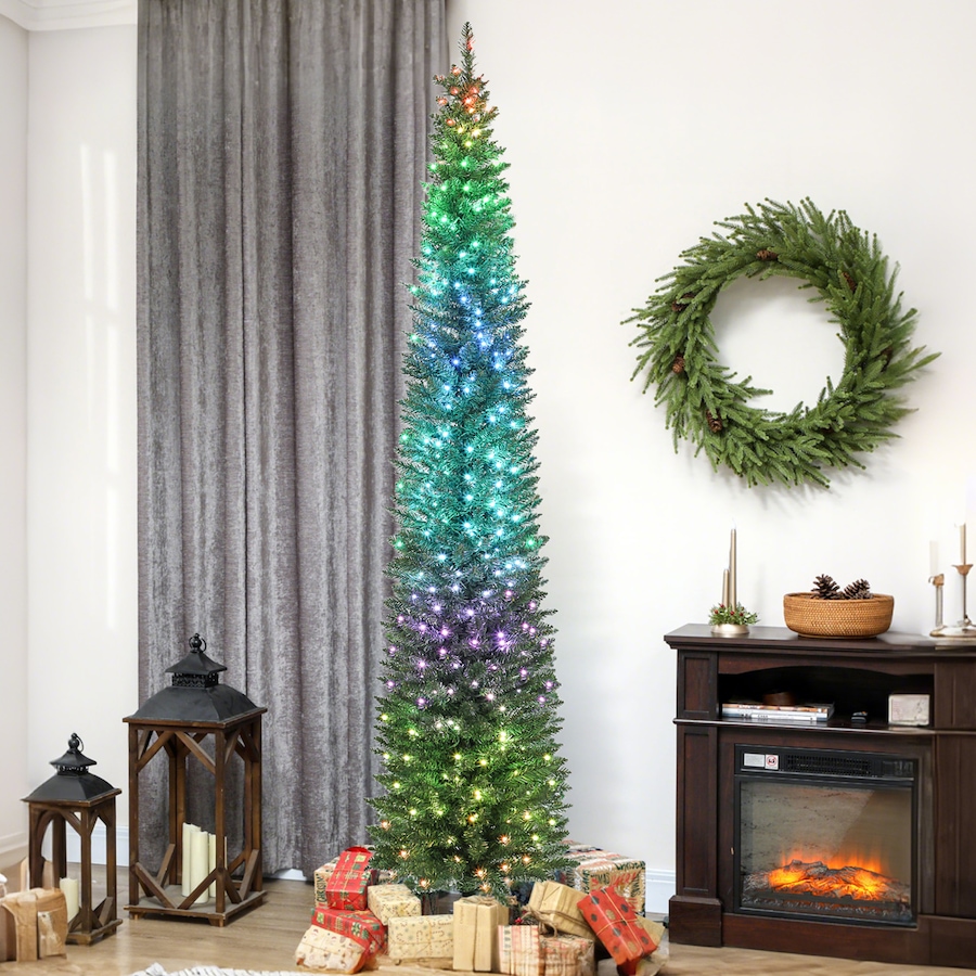 Image 917358_ALTMORE26.jpg, Product 917-358 / Price $104.99 - $129.99, HOMCOM Christmas Tree with DIY Synchronized LEDs, Xmas Tree from HOMCOM on TSC.ca's Home & Garden department