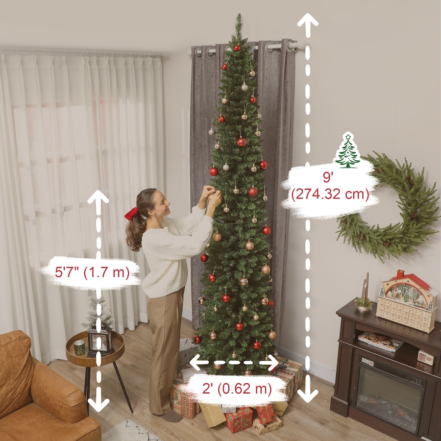 Image 917358_ALTMORE27.jpg, Product 917-358 / Price $104.99 - $129.99, HOMCOM Christmas Tree with DIY Synchronized LEDs, Xmas Tree from HOMCOM on TSC.ca's Home & Garden department