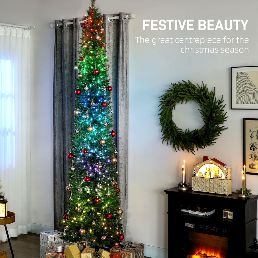 Image 917358_ALTMORE28.jpg, Product 917-358 / Price $104.99 - $129.99, HOMCOM Christmas Tree with DIY Synchronized LEDs, Xmas Tree from HOMCOM on TSC.ca's Home & Garden department