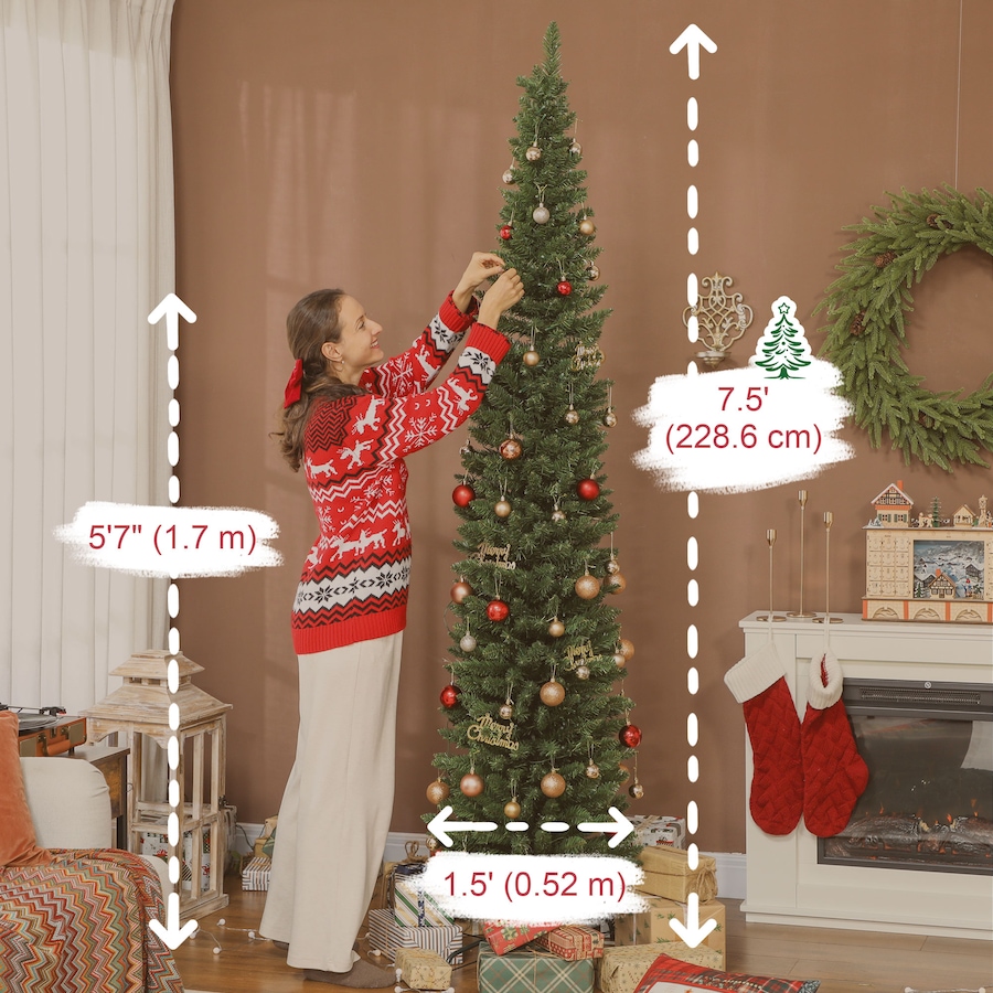 Image 917358_ALTMORE35.jpg, Product 917-358 / Price $104.99 - $129.99, HOMCOM Christmas Tree with DIY Synchronized LEDs, Xmas Tree from HOMCOM on TSC.ca's Home & Garden department