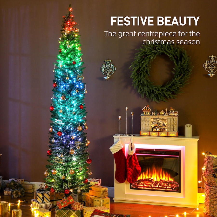 Image 917358_ALTMORE36.jpg, Product 917-358 / Price $104.99 - $129.99, HOMCOM Christmas Tree with DIY Synchronized LEDs, Xmas Tree from HOMCOM on TSC.ca's Home & Garden department