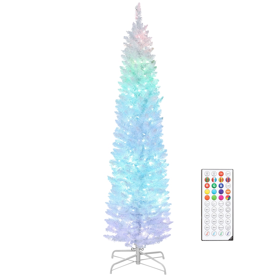 Image 917358_ST01.jpg, Product 917-358 / Price $104.99 - $129.99, HOMCOM Christmas Tree with DIY Synchronized LEDs, Xmas Tree from HOMCOM on TSC.ca's Home & Garden department
