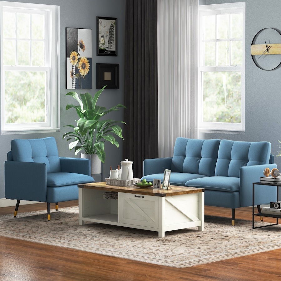 Image 917361_ALTMORE1.jpg, Product 917-361 / Price $151.99 - $184.99, HOMCOM Modern Accent Chair, Fabric Armchair w/ Wide Lounge Seat, Steel Legs from HOMCOM on TSC.ca's Home & Garden department