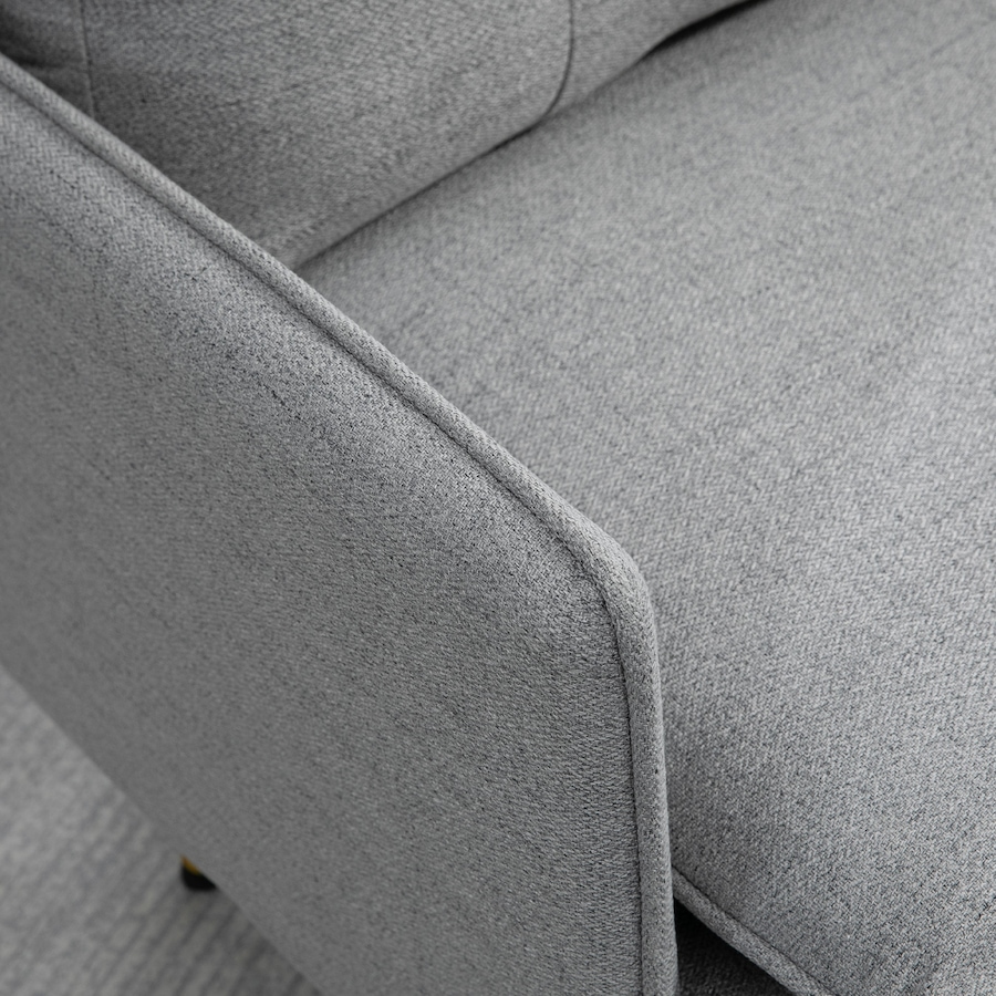 Image 917361_ALTMORE25.jpg, Product 917-361 / Price $151.99 - $184.99, HOMCOM Modern Accent Chair, Fabric Armchair w/ Wide Lounge Seat, Steel Legs from HOMCOM on TSC.ca's Home & Garden department