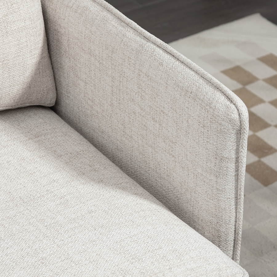 Image 917361_ALTMORE33.jpg, Product 917-361 / Price $151.99 - $184.99, HOMCOM Modern Accent Chair, Fabric Armchair w/ Wide Lounge Seat, Steel Legs from HOMCOM on TSC.ca's Home & Garden department