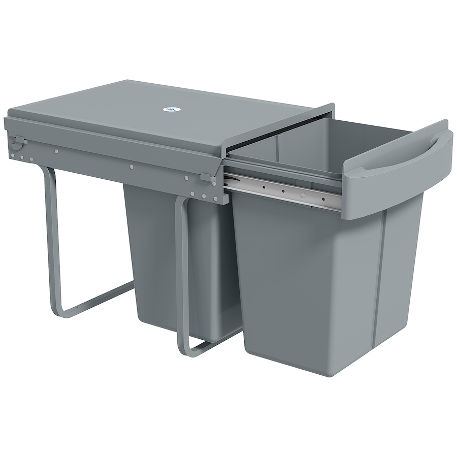 Image 917367.jpg, Product 917-367 / Price $119.99 - $126.99, HOMCOM 10.6 Gal (40 L) Pull Out Trash Can, Kitchen Garbage Bin from HOMCOM on TSC.ca's Kitchen department
