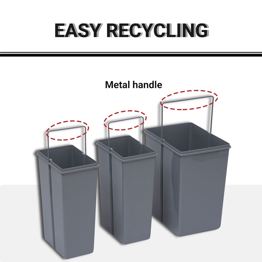 Image 917367_ALTMORE4.jpg, Product 917-367 / Price $119.99 - $126.99, HOMCOM 10.6 Gal (40 L) Pull Out Trash Can, Kitchen Garbage Bin from HOMCOM on TSC.ca's Kitchen department