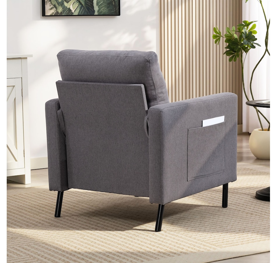 Image 917374_ALTMORE16.jpg, Product 917-374 / Price $169.99 - $189.99, HOMCOM Accent Chair Modern Upholstered Armchair w/ Side Pockets from HOMCOM on TSC.ca's Home & Garden department