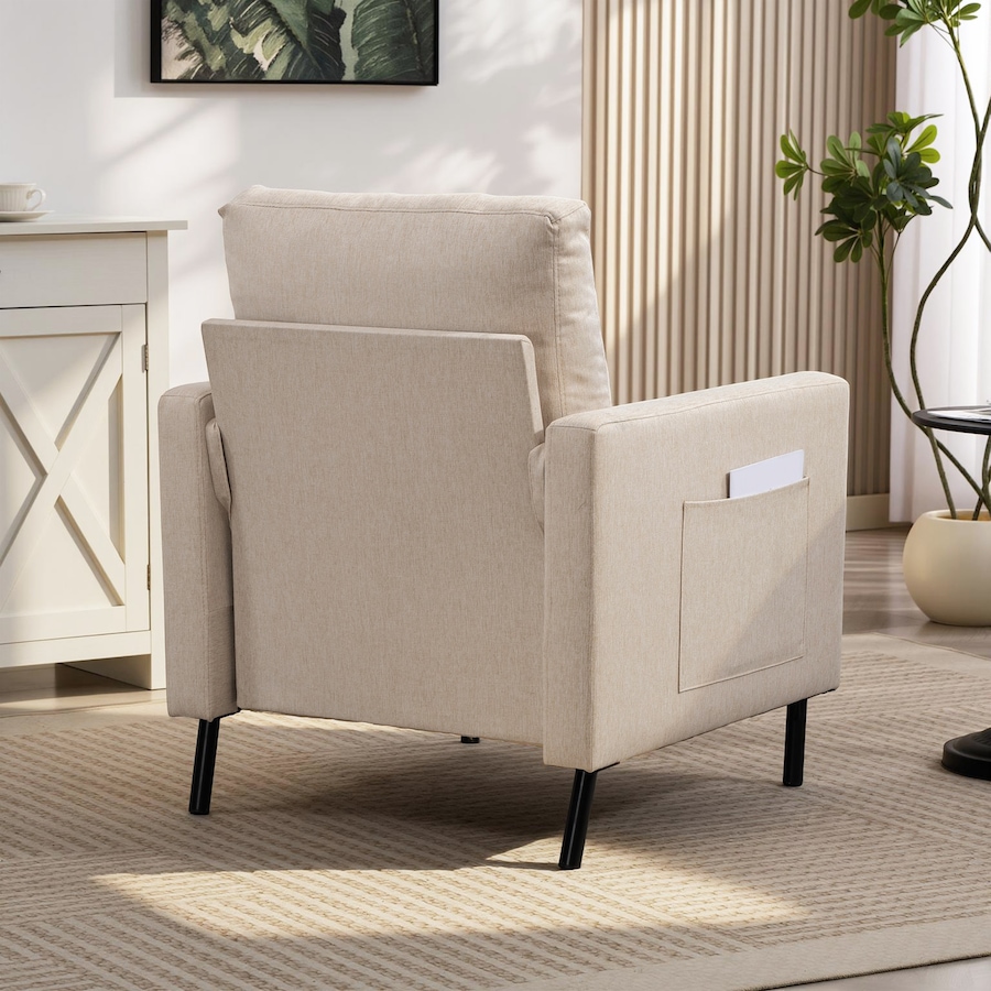 Image 917374_ALTMORE24.jpg, Product 917-374 / Price $159.99 - $189.99, HOMCOM Accent Chair Modern Upholstered Armchair w/ Side Pockets from HOMCOM on TSC.ca's Home & Garden department