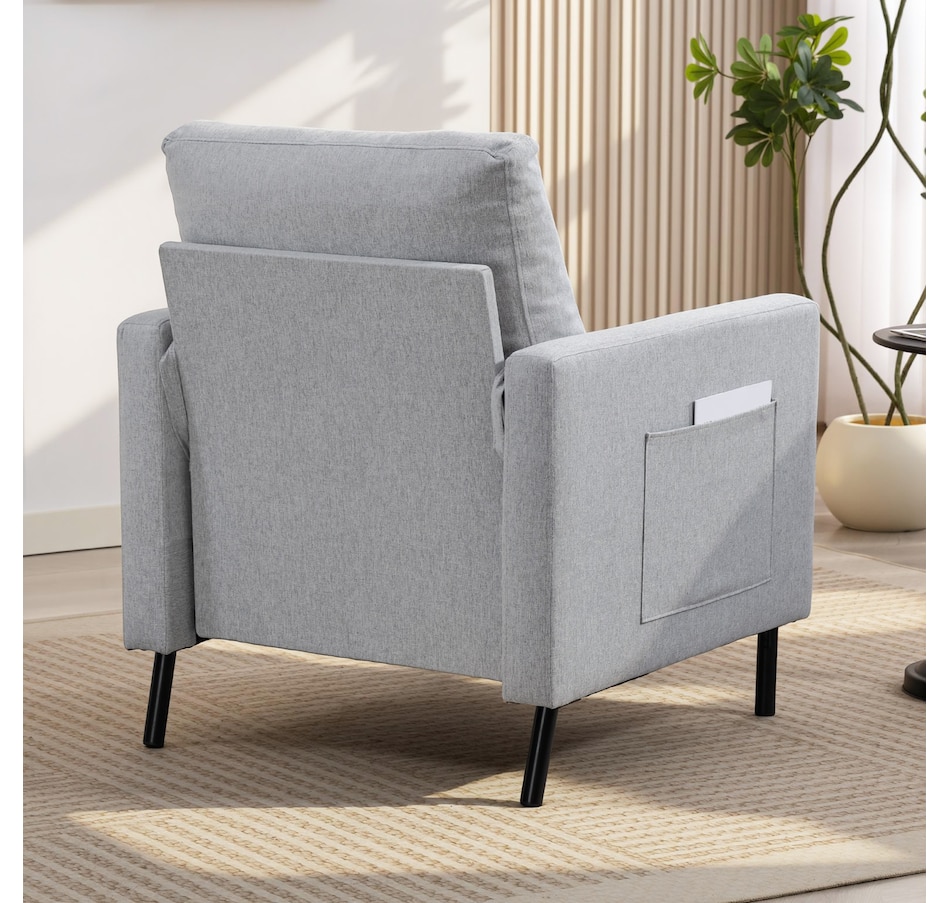 Image 917374_ALTMORE7.jpg, Product 917-374 / Price $169.99 - $189.99, HOMCOM Accent Chair Modern Upholstered Armchair w/ Side Pockets from HOMCOM on TSC.ca's Home & Garden department