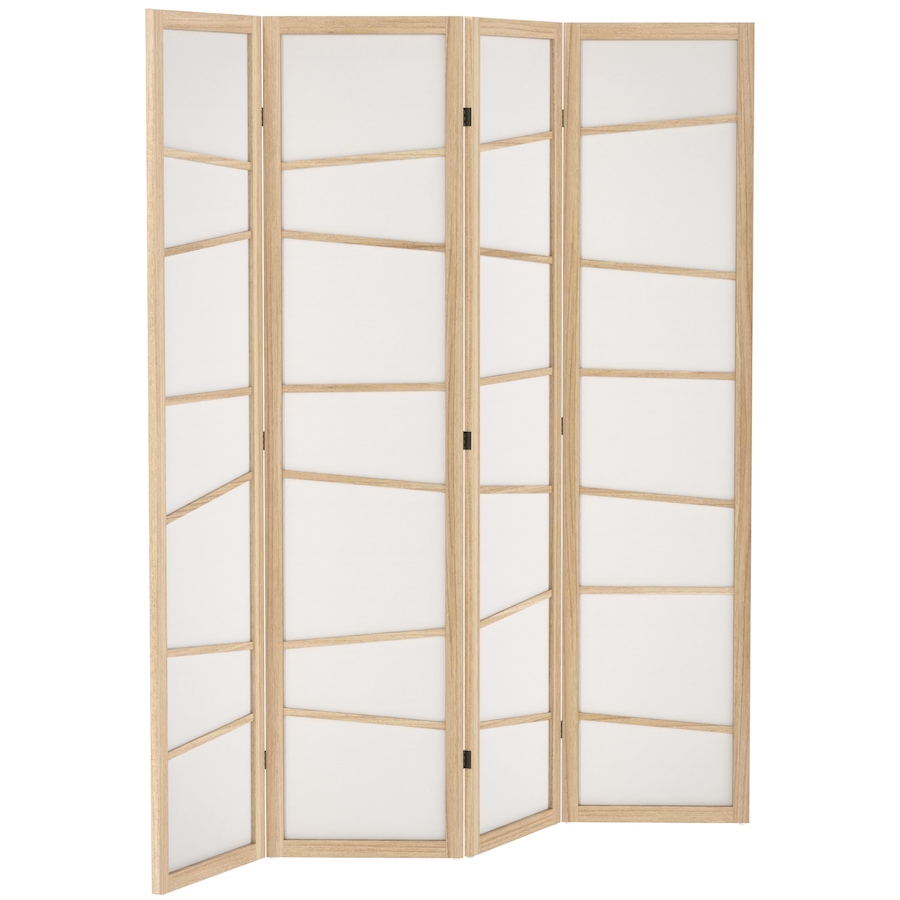 Image 917376.jpg, Product 917-376 / Price $96.99 - $122.99, HOMCOM Folding Room Divider, Panel Privacy Screen, Natural Wood from HOMCOM on TSC.ca's Home & Garden department
