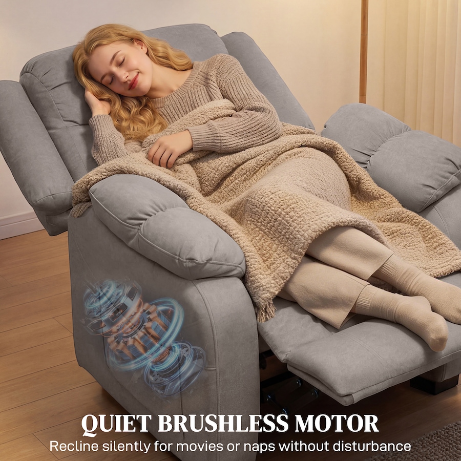 Image 917386_ALTMORE23.jpg, Product 917-386 / Price $379.99 - $399.99, HOMCOM Massage Recliner Chair with Quiet Motor Pet-Friendly Fabric from HOMCOM on TSC.ca's Home & Garden department