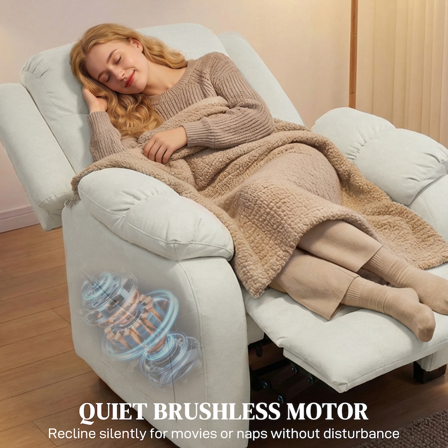 Image 917386_ALTMORE6.jpg, Product 917-386 / Price $379.99 - $399.99, HOMCOM Massage Recliner Chair with Quiet Motor Pet-Friendly Fabric from HOMCOM on TSC.ca's Home & Garden department