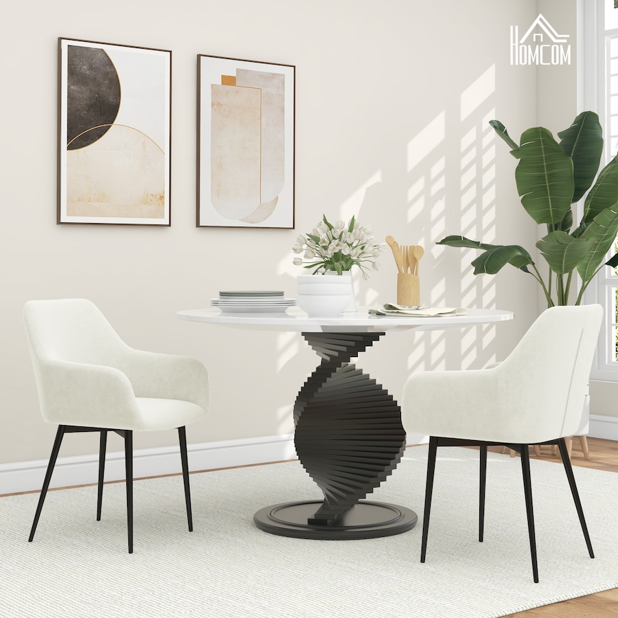 Image 917398_ALTMORE1.jpg, Product 917-398 / Price $204.99 - $209.99, HOMCOM Dining Chairs Set of 2, Upholstered Kitchen Chairs with Backrest from HOMCOM on TSC.ca's Home & Garden department