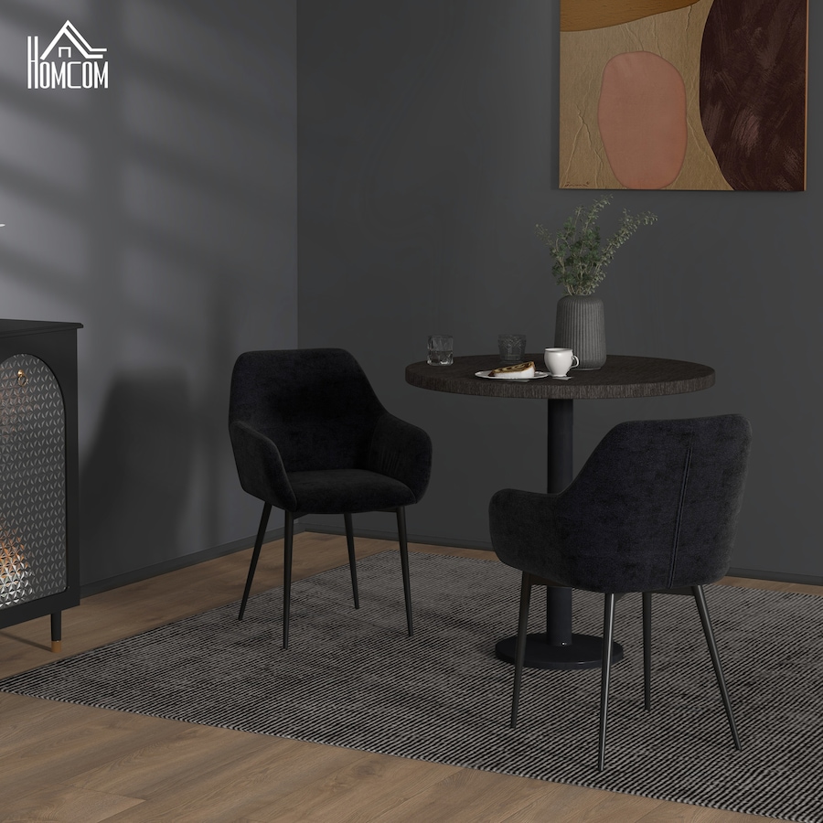 Image 917398_ALTMORE10.jpg, Product 917-398 / Price $204.99 - $209.99, HOMCOM Dining Chairs Set of 2, Upholstered Kitchen Chairs with Backrest from HOMCOM on TSC.ca's Home & Garden department