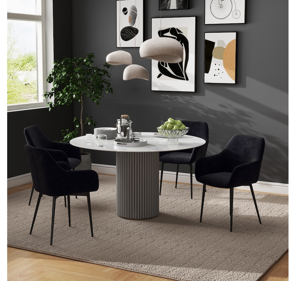 Image 917398_ALTMORE15.jpg, Product 917-398 / Price $194.99 - $199.99, HOMCOM Dining Chairs Set of 2, Upholstered Kitchen Chairs with Backrest from HOMCOM on TSC.ca's Home & Garden department