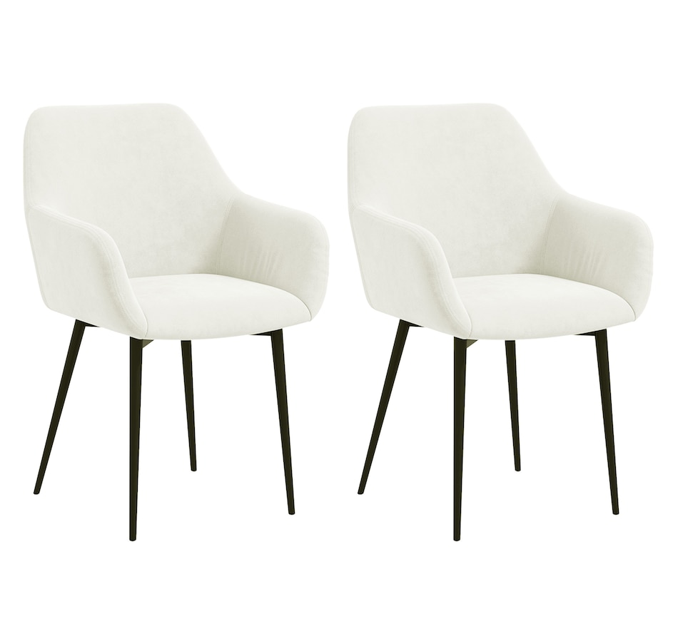 Image 917398_ST01.jpg, Product 917-398 / Price $194.99 - $199.99, HOMCOM Dining Chairs Set of 2, Upholstered Kitchen Chairs with Backrest from HOMCOM on TSC.ca's Home & Garden department