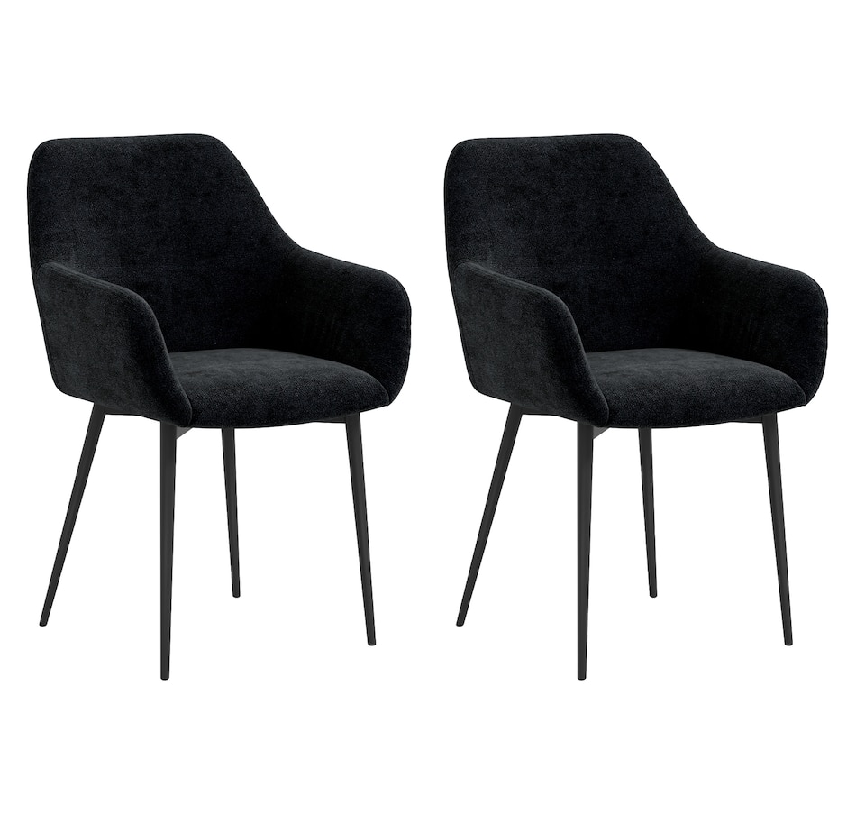 Image 917398_ST02.jpg, Product 917-398 / Price $194.99 - $199.99, HOMCOM Dining Chairs Set of 2, Upholstered Kitchen Chairs with Backrest from HOMCOM on TSC.ca's Home & Garden department