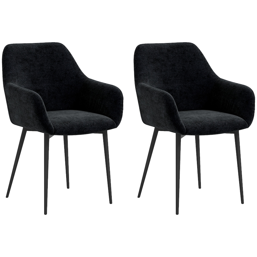 Image 917398_ST02.jpg, Product 917-398 / Price $204.99 - $209.99, HOMCOM Dining Chairs Set of 2, Upholstered Kitchen Chairs with Backrest from HOMCOM on TSC.ca's Home & Garden department