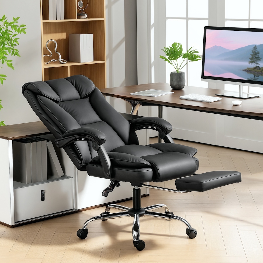 Image 917401_ALTMORE1.jpg, Product 917-401 / Price $142.99 - $185.99, HOMCOM Executive Office Chair, Pet-Friendly Leather Computer Chair from HOMCOM on TSC.ca's Home & Garden department